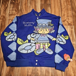 NEW Vintage Strawberry Shortcake Blueberry Muffin Jacket 2008 Youth 2XL Adult SM