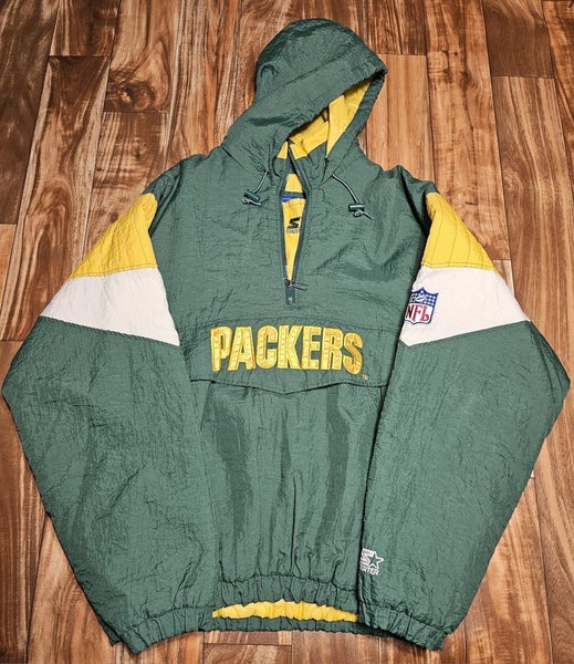 Vintage 1990s Starter NFL Green Bay Packers Puffer Vtg Jacket Coat Size Mens XL