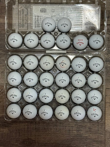 32 Callaway Supersoft Golf Balls - 5A/4A Condition