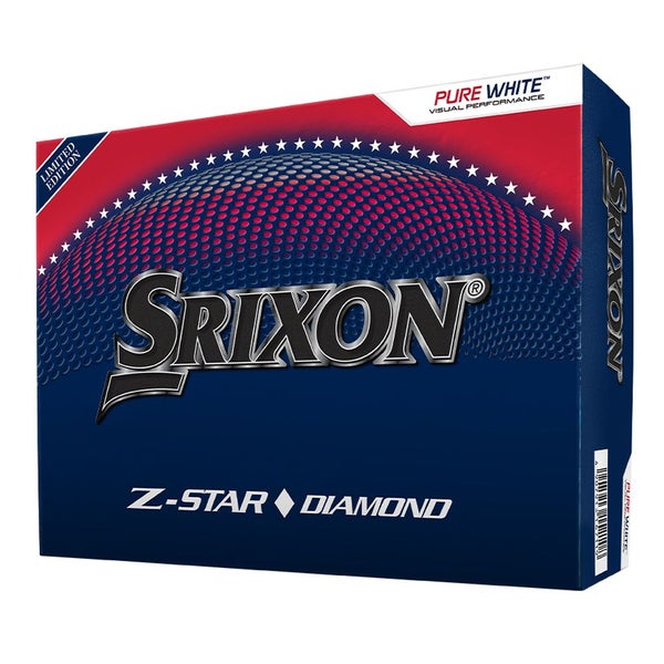 Srixon Z-Star Diamond Limited Edition USA Golf Balls (White, 12pk) 1 Dz 2025 NEW