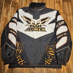 Vintage Arctic Cat Snopro 3M Snowmobile Arcticwear Winter Jacket Coat Size XL