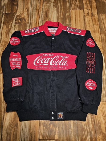 Vintage Coca Cola JH Design 2000s Soda Promo Drink Jacket Coat Size Large/XL