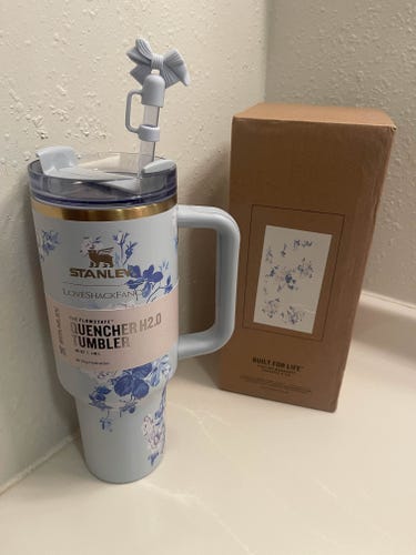 Stanley LoveShackFacncy Tumbler 40oz Blue Flower