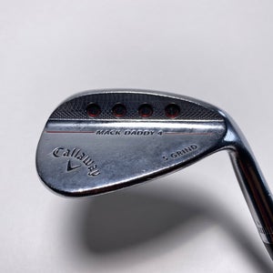 Callaway Mack Daddy 4 Chrome Gap Wedge 52* 10 S-Grind Project X LZ 6.0 Mens RH