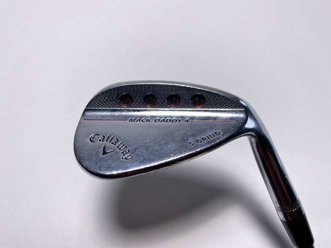 Callaway Mack Daddy 4 Chrome Gap Wedge 52* 10 S-Grind Project X LZ 6.0 Mens RH