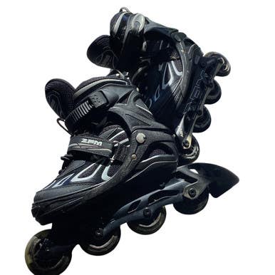 Used 2AM SPORTS SKATES Junior Roller Quad Skates Black Adjustable 11479-S000406022