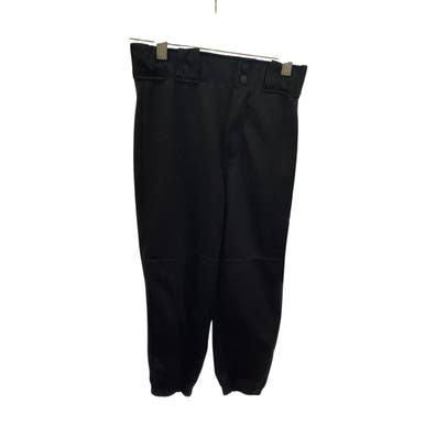 Used Rawlings BASEBALL PANTS MD BB/SB Pant Boys Black MD 11479-S000406205