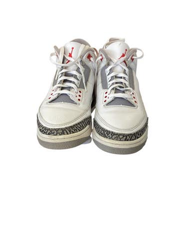Used Nike JORDAN 3 Basketball Shoes M White And Red Senior 12 11479-S000406174