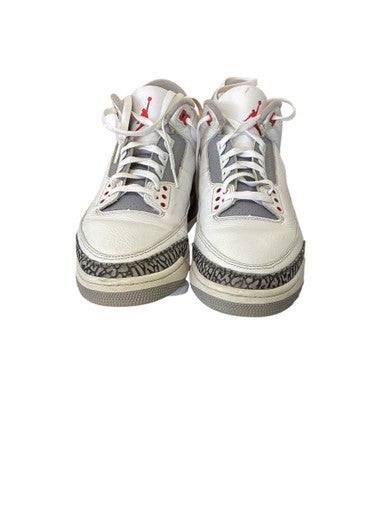 Used Nike JORDAN 3 Basketball Shoes M White And Red Senior 12 11479-S000406174