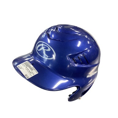 Used Rawlings BATTING HELMET Batting Helmet No Mask Navy Blue S/M 11479-S000406142