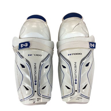 Used Bauer NEXUS 7000 Senior Shin Guards White 11" 11479-S000406082