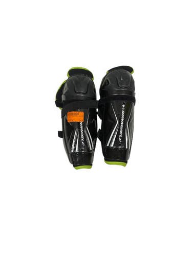 Used WinnWell Youth Shin Guards Black 10" 11847-S000030109