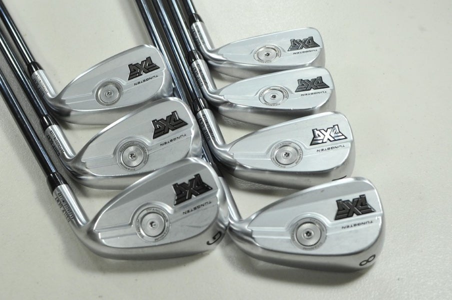 PXG Gen7 0311 P Chrome 5-W,GW Iron Set Regular Flex RH Recoil Graphite # 203456