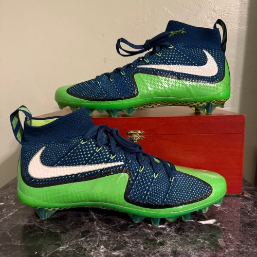 Mens 12 Nike Seahawks Vapor Untouchable Flyknit Pro TD