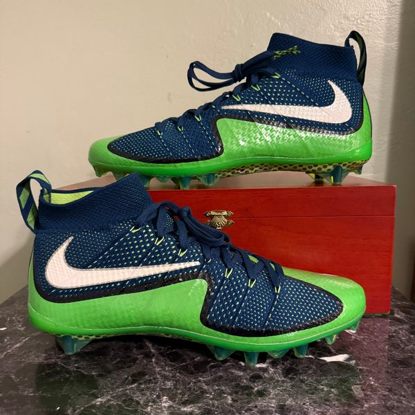 Mens 12 Nike Seahawks Vapor Untouchable Flyknit Pro TD