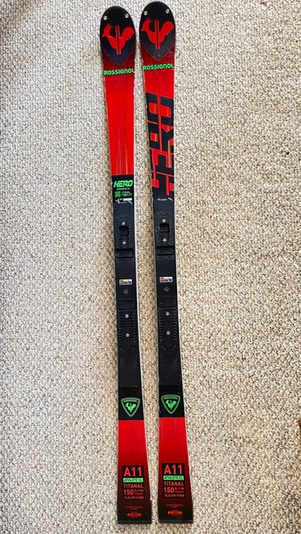 Rossignol Hero Athlete SL 150cm Racing Skis No Bindings (Used)