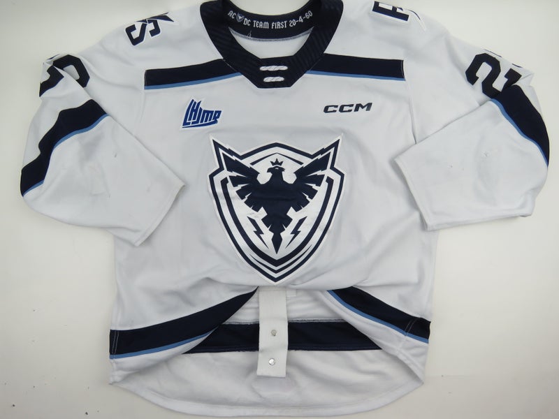 CCM Sherbrooke Phoenix QMJHL Game Worn Authentic Hockey Game Jersey CHL 54 #29 COTE