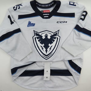 CCM Sherbrooke Phoenix QMJHL Game Worn Authentic Hockey Game Jersey CHL 56 #19 ADAM