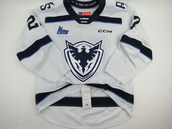 CCM Sherbrooke Phoenix QMJHL Game Worn Authentic Hockey Game Jersey CHL 54 #27 GIROUX