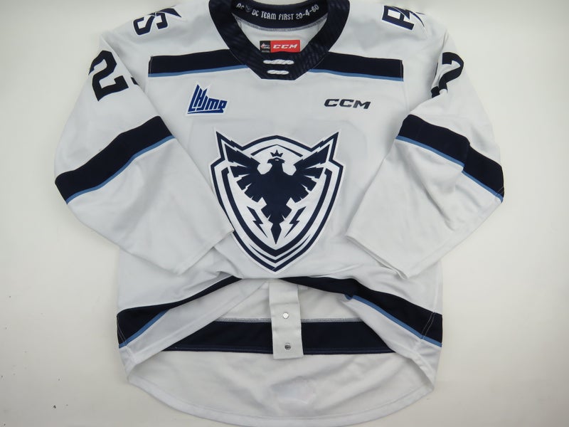 CCM Sherbrooke Phoenix QMJHL Game Worn Authentic Hockey Game Jersey CHL 54 #27 GIROUX