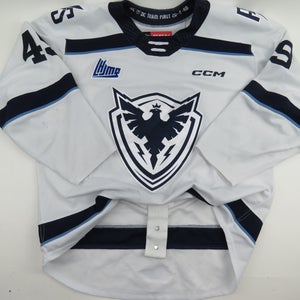 CCM Sherbrooke Phoenix QMJHL Game Worn Authentic Hockey Game Jersey CHL 56 #49 BOURDEAU