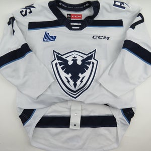 CCM Sherbrooke Phoenix QMJHL Game Worn Authentic Hockey Game Jersey CHL 56 #77 TREMBLAY