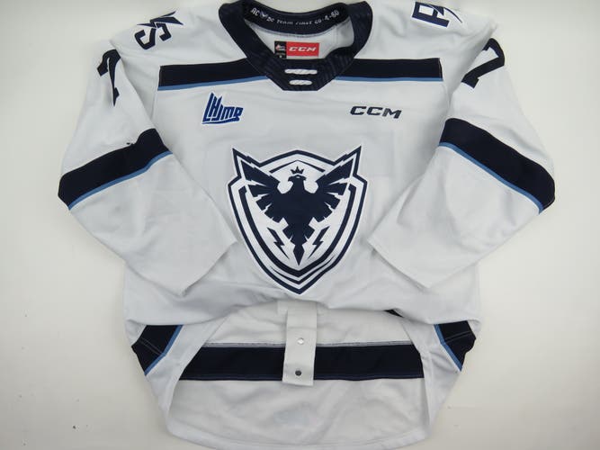 CCM Sherbrooke Phoenix QMJHL Game Worn Authentic Hockey Game Jersey CHL 56 #77 TREMBLAY