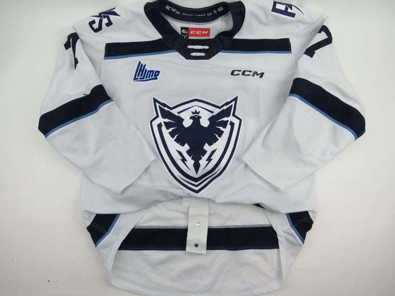 CCM Sherbrooke Phoenix QMJHL Game Worn Authentic Hockey Game Jersey CHL 56 #77 TREMBLAY
