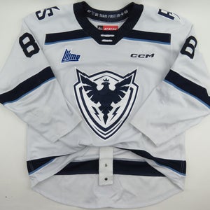 CCM Sherbrooke Phoenix QMJHL Game Worn Authentic Hockey Game Jersey CHL 54 #86 LACHANCE