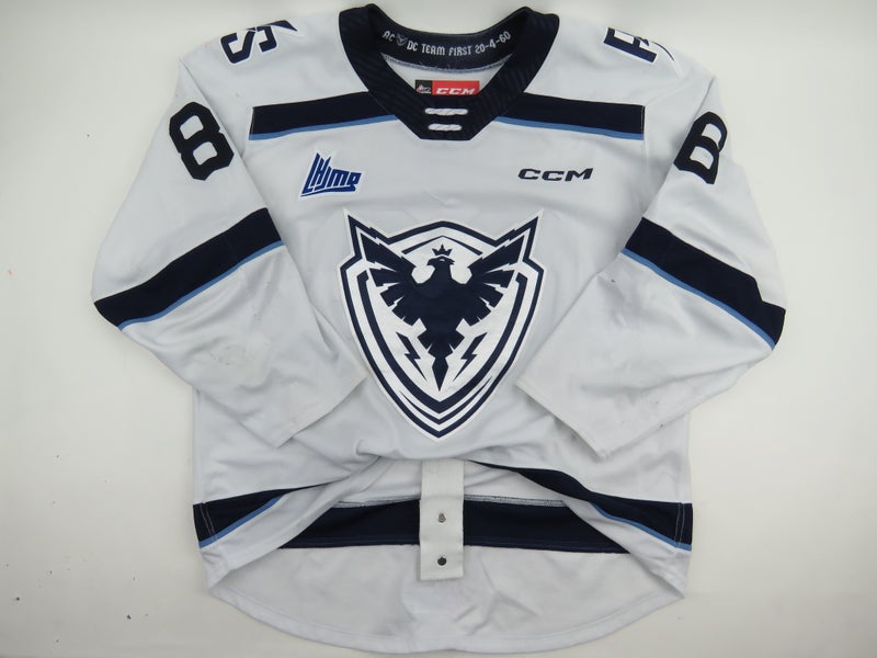 CCM Sherbrooke Phoenix QMJHL Game Worn Authentic Hockey Game Jersey CHL 54 #86 LACHANCE