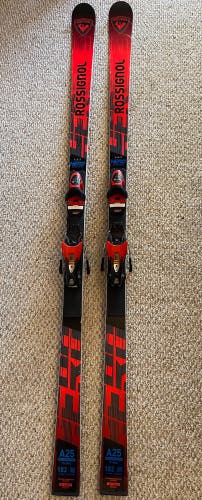 Rossignol Hero Athlete GS 182cm Racing Skis With Look SPX10 (Used)