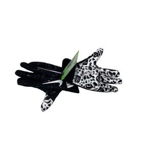 Used Nike YTH SHARK FB Gloves Black And White Youth 11347-S000257292