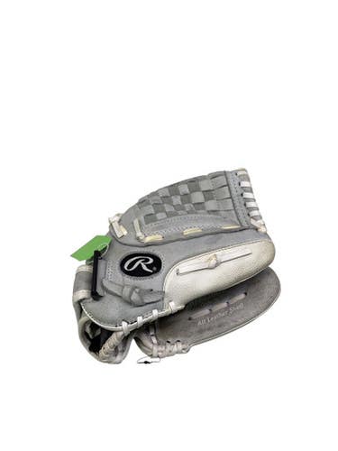 Used Rawlings HIGHLIGHT BB/SB Glove RH Throw Grey 12" 11347-S000257246