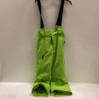 Used Spyder Snow Bibs M Neon Green SM 11725-S000492781