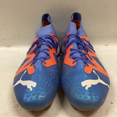 Used Puma Soccer Cleats Royal Blue And Orange Youth 11.5 11725-S000492751