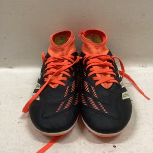 Used Adidas Soccer Cleats Black And Orange Senior 5 11725-S000492748