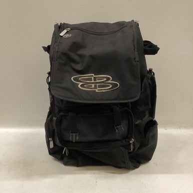 Used BoomBah BASEBALL BACKPACK BB/SB Player Backpack Black 11725-S000492837