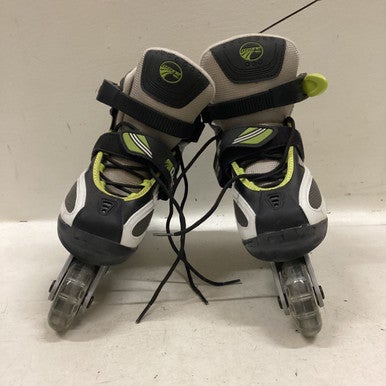 Used Ozone 500 Junior Rec Fitness Skates Green Adjustable 11725-S000492830