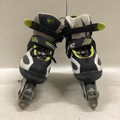 Used Ozone 500 Junior Rec Fitness Skates Green Adjustable 11725-S000492829