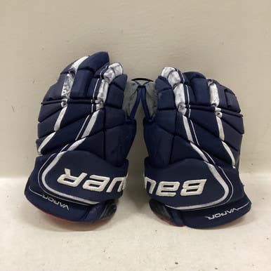 Used Bauer VAPOR X Senior Gloves Navy Blue 14" 11725-S000492804
