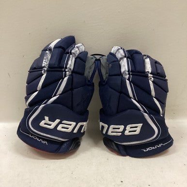 Used Bauer VAPOR X Senior Gloves Navy Blue 14" 11725-S000492804