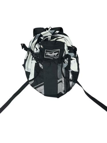 Used Rawlings BACKPACK BAG BB/SB Player Carry Bag Black 11833-S000166551
