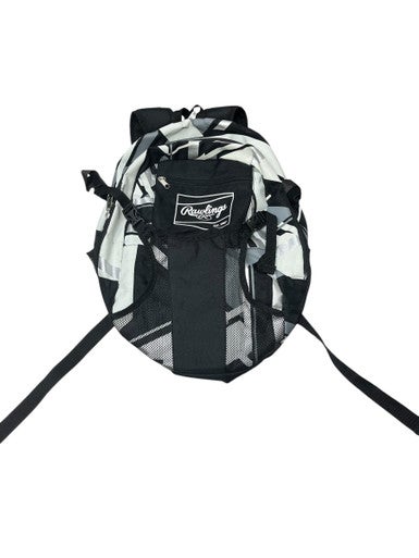 Used Rawlings BACKPACK BAG BB/SB Player Carry Bag Black 11833-S000166551