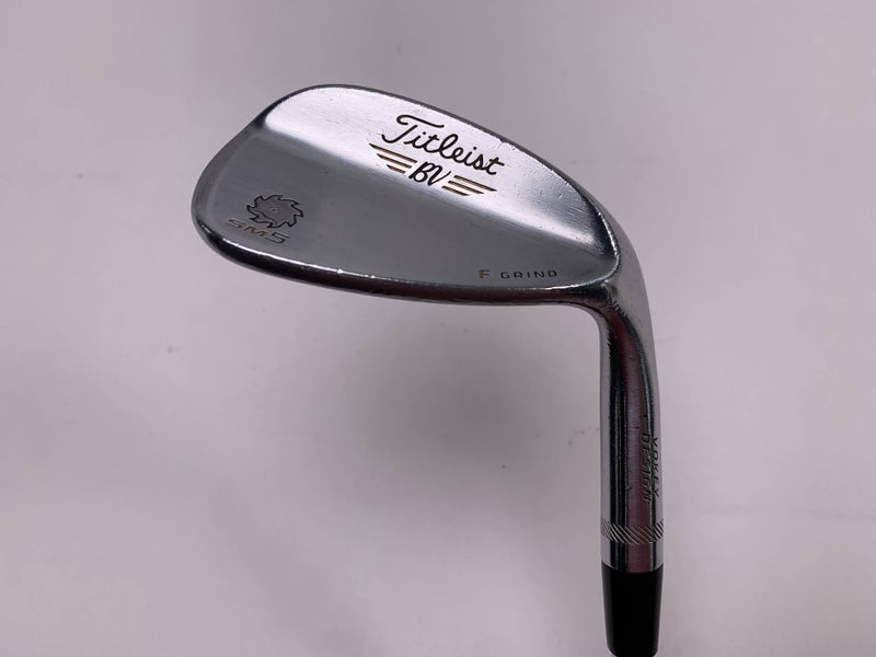 Titleist Vokey SM5 Tour Chrome Sand Wedge SW 56* 14 Bounce F-Grind Wedge RH