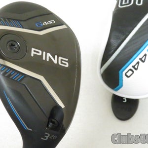 PING G440 Hybrid 20°  3H Alta CB 70 Blue Stiff Flex +Cover .. MINT