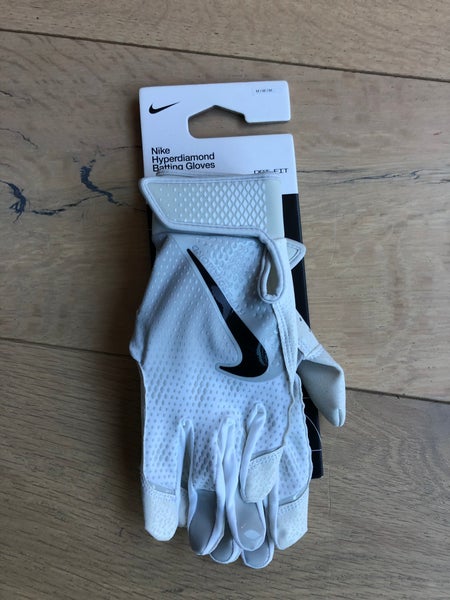 Nike Hyperdiamond Softball Batting Gloves. Size M