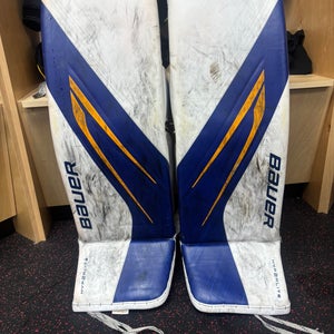 XXL Bauer Hyperlite 2 Goalie Leg Pads Pro Stock (Used)