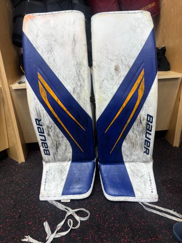 XXL Bauer Hyperlite 2 Goalie Leg Pads Pro Stock (Used)