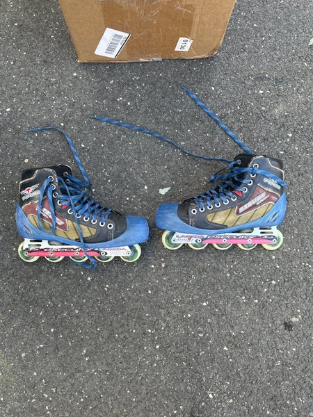 Used Tour Redline Inline Skates Wide Width Size 10.5