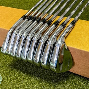 Used RH TaylorMade RAC Coin Forged Irons 2-48* X100 X-Stiff Flex Steel Golf Set
